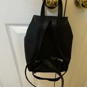 Peruzzi | Bags | Peruzzi Black Leather Backpack | Poshmark display picture 3